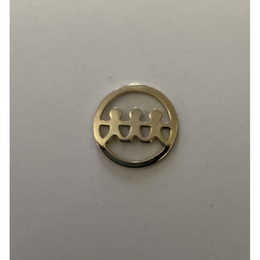 United Way Signed E.A. Adams Gold Tone Lapel Pin Brooch Pinback Tie Tac